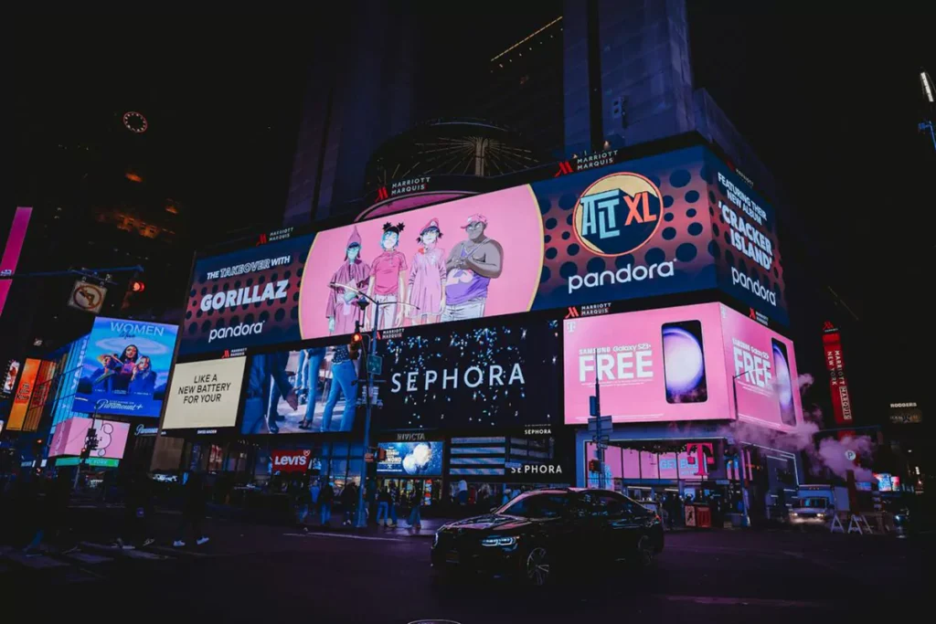 Outdoor billboard advertising for business marketing and brand promotion